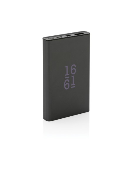 Powerbank Terra da 5000 mAh in alluminio riciclato